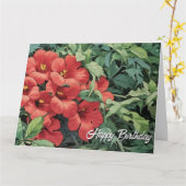 素晴ら祝しい – 誕生日カード カード (黄色い花)