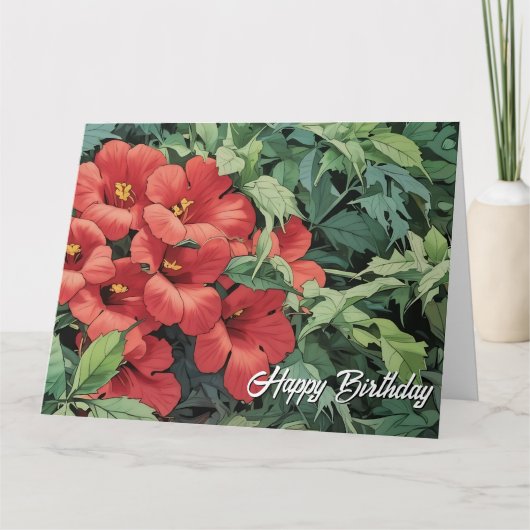 素晴ら祝しい – 誕生日カード カード (正面)