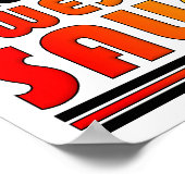 素晴ら素晴らししいソおもしろいース ポスター (角)