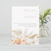 素晴ら結婚しい季節:ゴージャスなフローラ 招待状 (スタンド正面)