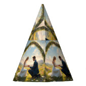 素晴ら結婚しい提案、紙パーティー帽子 パーティーハット (裏面)