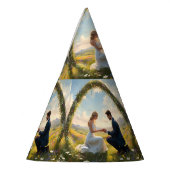 素晴ら結婚しい提案、紙パーティー帽子 パーティーハット (左)