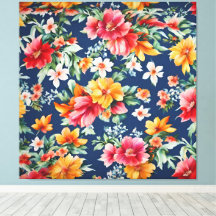 素晴イタリアンらしい夏の明るい花柄