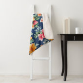 素晴イタリアンらしい夏の明るい花柄 シェルパブランケット (インサイチュ)