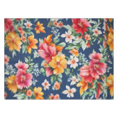 素晴イタリアンらしい夏の明るい花柄 テーブルクロス (正面(横))