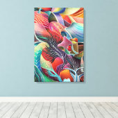 素晴オーガニックらしい質感 キャンバスプリント (インサイチュ (ウッドフロア))