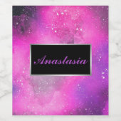 素晴カッコいいらしい、銀河系あなたの名前 ワインラベル (シングルラベル)