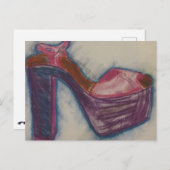 素晴カラフルらしい靴 ポストカード (正面/裏面)