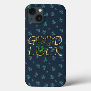 素晴クールらしい青いクローバー、グッドロック iPhone 13ケース