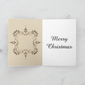 素晴スタイリッシュらしい息子クリスマスカード シーズンカード (内部)