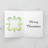 素晴スタイリッシュらしい息子クリスマスカード シーズンカード (内部)