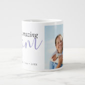 素晴モダンらしいママの写真 ジャンボコーヒーマグカップ (正面)