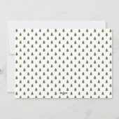 素晴モダンらしい旅行フルブリードフォトクリスマス シーズンカード (裏面)