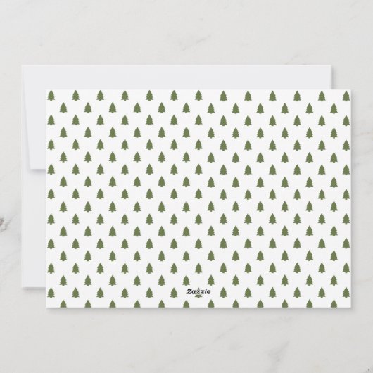 素晴モダンらしい旅行フルブリードフォトクリスマス シーズンカード (裏面)