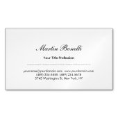 素晴ユニークらしいプロフェッショナルデザイン名刺 マグネット名刺 (正面)