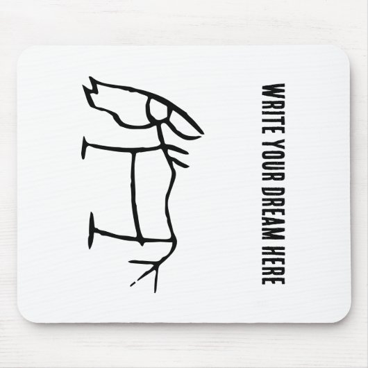 素晴中国のらしい〔占星術の〕十二宮図馬#001- マウスパッド (正面)