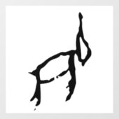 素晴中国のらしい〔占星術の〕十二宮図 – うさぎ – #001- ウィンドウサイン (シート)