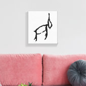 素晴中国のらしい〔占星術の〕十二宮図 – うさぎ – #001- キャンバスプリント (インサイチュ (リビング))