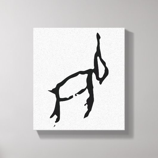 素晴中国のらしい〔占星術の〕十二宮図 – うさぎ – #001- キャンバスプリント (正面)