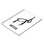 素晴中国のらしい〔占星術の〕十二宮図 – うさぎ – #001- ノートブック (左側)