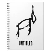 素晴中国のらしい〔占星術の〕十二宮図 – うさぎ – #001- ノートブック (正面)