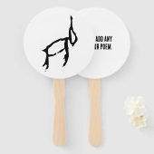 素晴中国のらしい〔占星術の〕十二宮図 – うさぎ – #001- ハンドファン (正面&裏面)