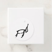 素晴中国のらしい〔占星術の〕十二宮図 – うさぎ – #001- フェイバータグ (インサイチュ)