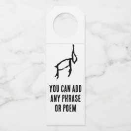 素晴中国のらしい〔占星術の〕十二宮図 – うさぎ – #001- ボトルネックタグ