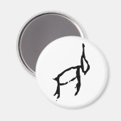 素晴中国のらしい〔占星術の〕十二宮図 – うさぎ – #001- マグネット (正面/裏面)