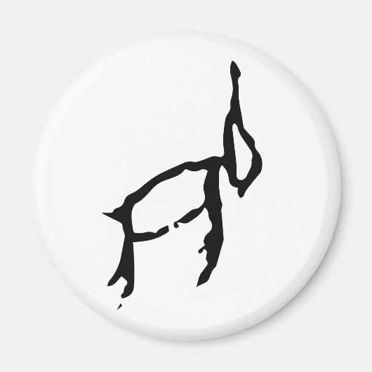 素晴中国のらしい〔占星術の〕十二宮図 – うさぎ – #001- マグネット (正面)