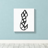 素晴中国のらしい〔占星術の〕十二宮図 – スネーク – #001- キャンバスプリント (インサイチュ (ウッドフロア))