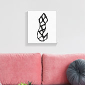 素晴中国のらしい〔占星術の〕十二宮図 – スネーク – #001- キャンバスプリント (インサイチュ (リビング))