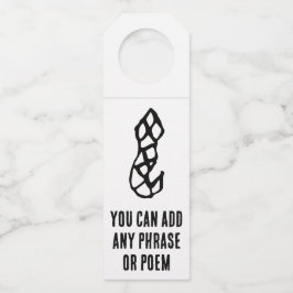 素晴中国のらしい〔占星術の〕十二宮図 – スネーク – #001- ボトルネックタグ