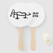 素晴中国のらしい〔占星術の〕十二宮図 ハンドファン (正面&裏面)