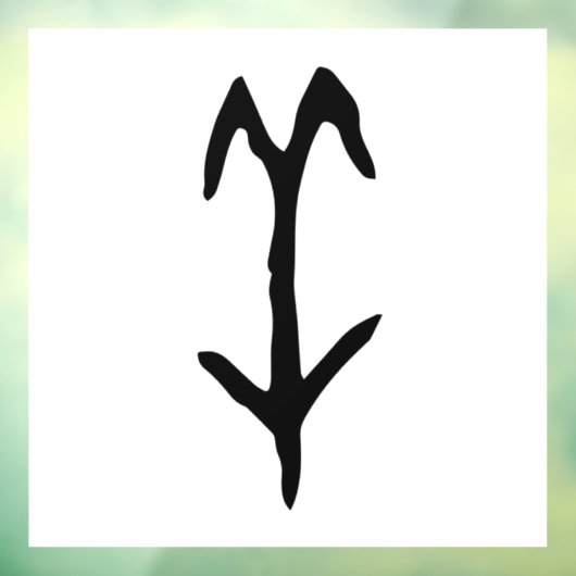 素晴中国のらしい〔占星術の〕十二宮図 – ヤギ#001- ウィンドウサイン (シート3)