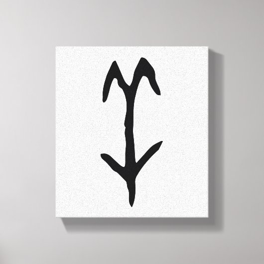 素晴中国のらしい〔占星術の〕十二宮図 – ヤギ#001- キャンバスプリント (正面)