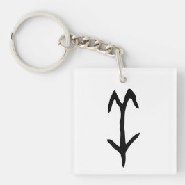 素晴中国のらしい〔占星術の〕十二宮図 – ヤギ#001- キーホルダー