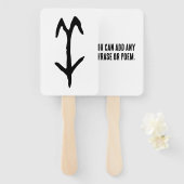 素晴中国のらしい〔占星術の〕十二宮図 – ヤギ#001- ハンドファン (正面&裏面)