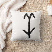 素晴中国のらしい〔占星術の〕十二宮図 – ヤギ – #001-装飾用クッション クッション (ブランケット)