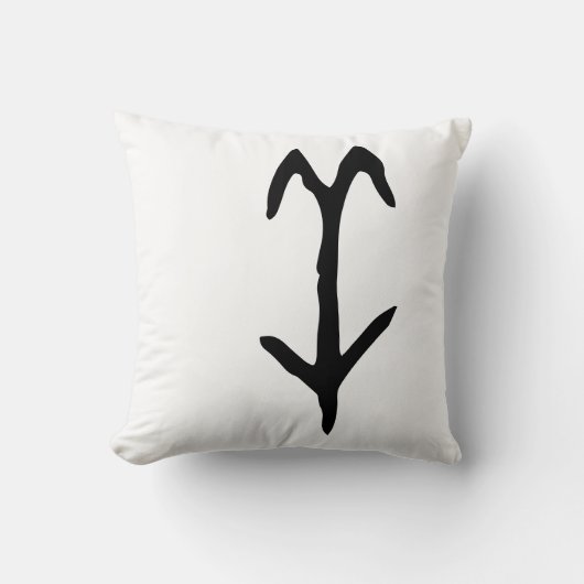 素晴中国のらしい〔占星術の〕十二宮図 – ヤギ – #001-装飾用クッション クッション (正面)