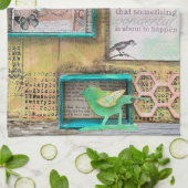 素晴信じらしいことが起こる キッチンタオル (折り畳み)