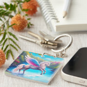 素晴信じらしい（ペガサス） キーホルダー (正面右)