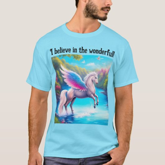 素晴信じらしい!(ペガサス)Tシャツ Tシャツ (正面)