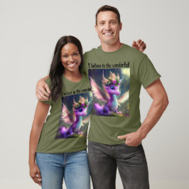 素晴信じらしい！（紫フェアリー・ドラゴン） Tシャツ