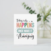 素晴感動的らしいデイワードアート ポストカード (スタンド正面)