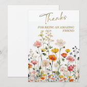 素晴感謝していらしい友達だったために 招待状 (正面/裏面)