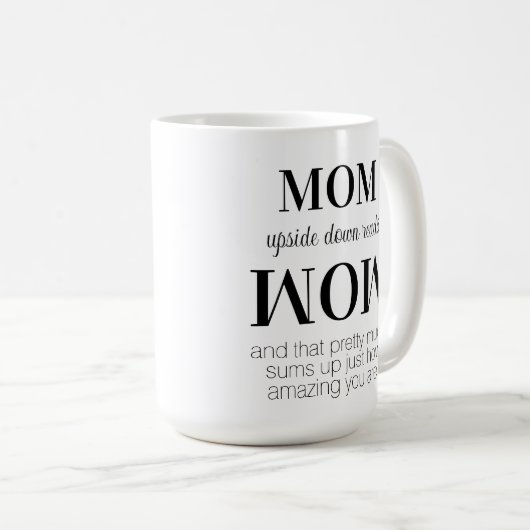 素晴最高のらしい母の日 コーヒーマグカップ (正面右)