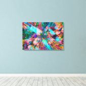 素晴来らしい抽象芸術崩壊を生きる キャンバスプリント (インサイチュ (ウッドフロア))