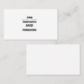 素晴素晴らしらしく許される 名刺 (正面/裏面)