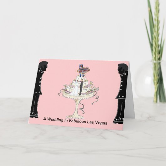 素晴結婚らしいラスベガスのカード カード (正面)